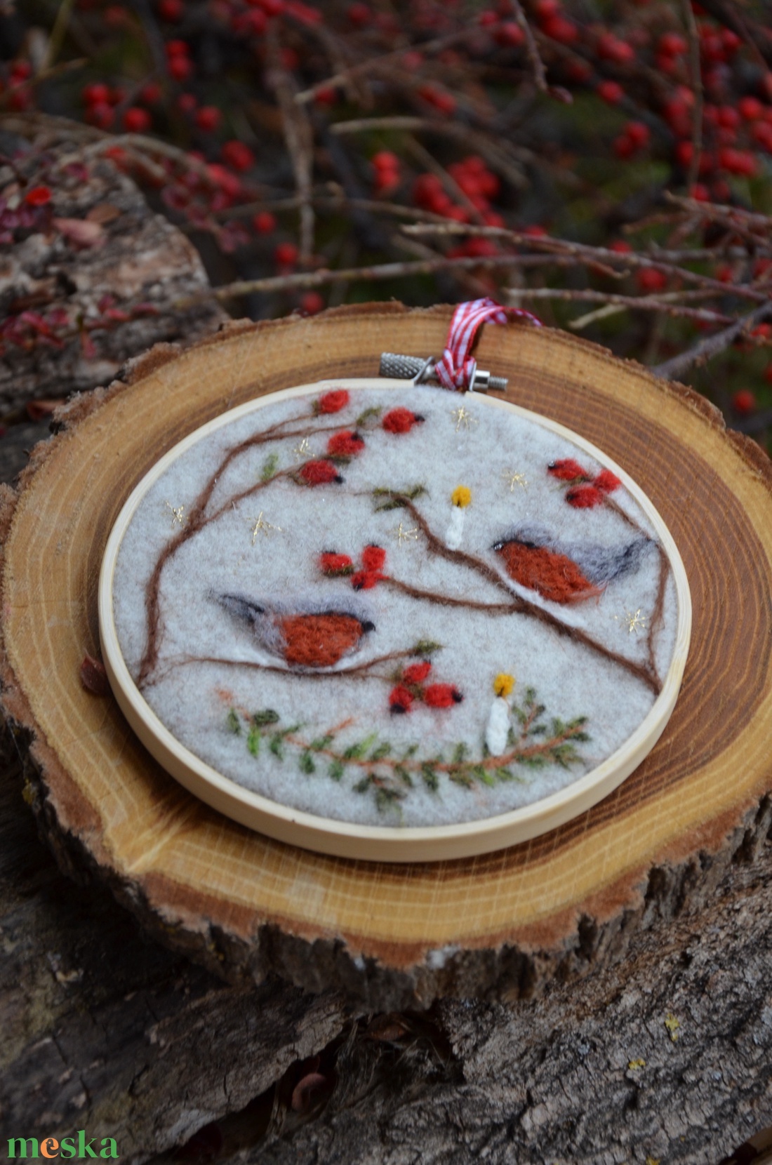 Vörösbegyek - játék & sport - készségfejlesztő és logikai játék - montessori szivárvány, waldorf játékok - Meska.hu