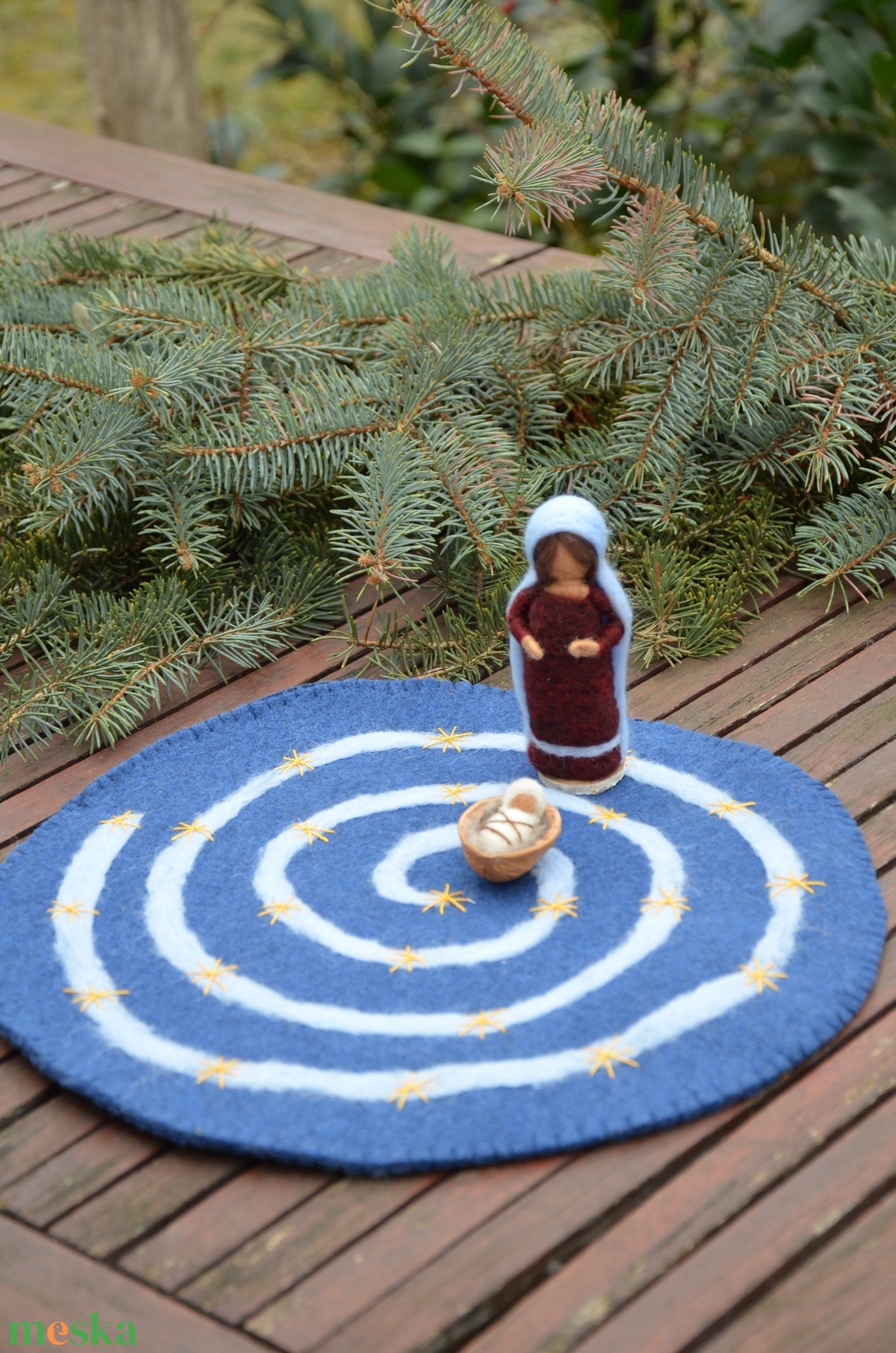 Ádventi kalendárium  - játék & sport - készségfejlesztő és logikai játék - montessori szivárvány, waldorf játékok - Meska.hu