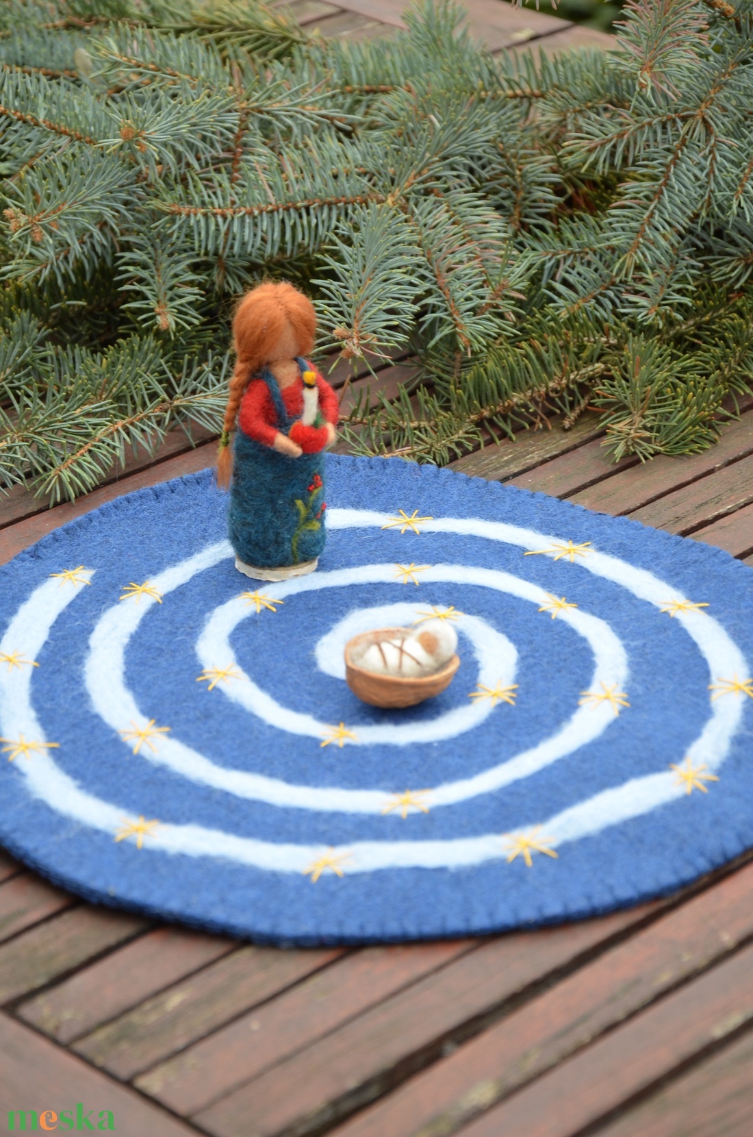 Ádventi kalendárium  - játék & sport - készségfejlesztő és logikai játék - montessori szivárvány, waldorf játékok - Meska.hu