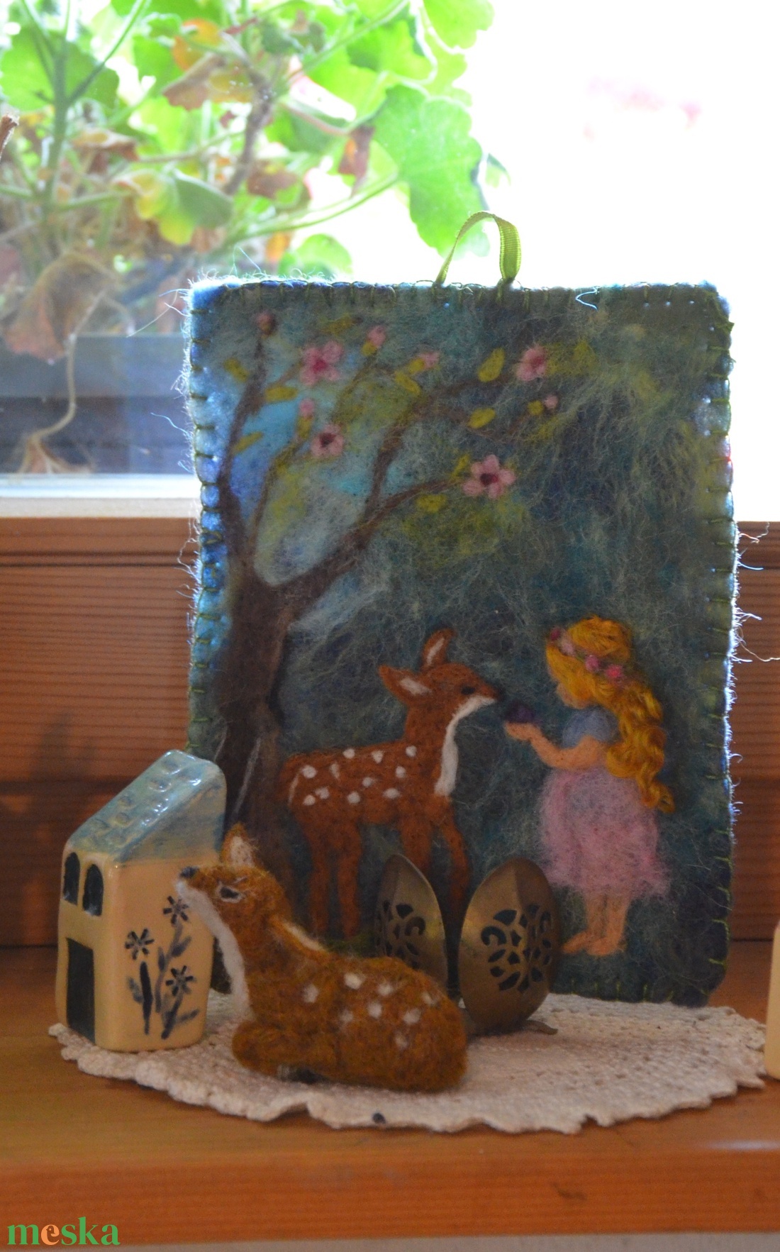 Őzikés kép - játék & sport - készségfejlesztő és logikai játék - montessori szivárvány, waldorf játékok - Meska.hu