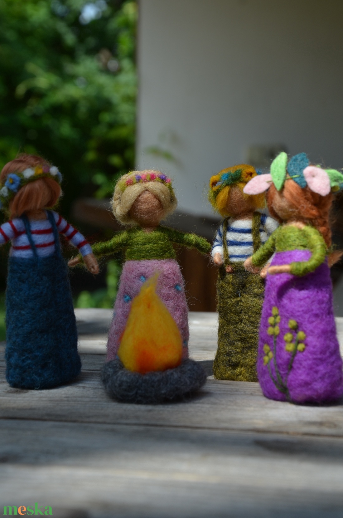 Tűzugrás  - karácsony - mikulás - mikulás beltéri dekoráció - Meska.hu