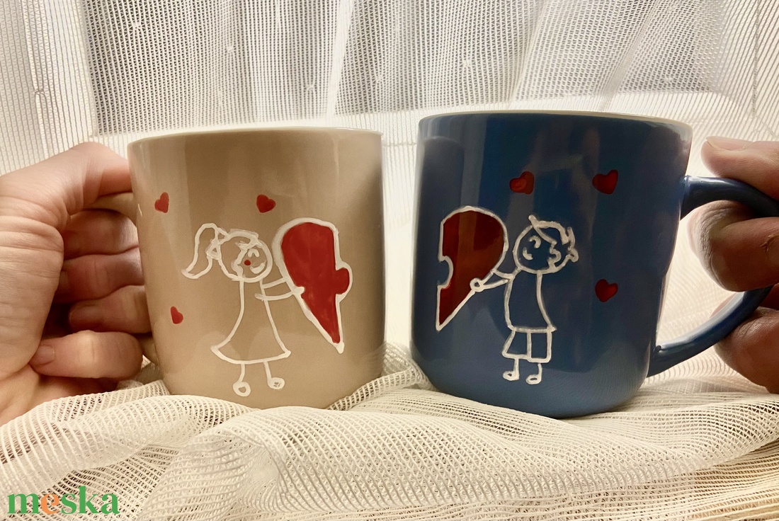 Valentin napi bögre - otthon & életmód - konyhafelszerelés, tálalás - tálalás - bögre & csésze - Meska.hu