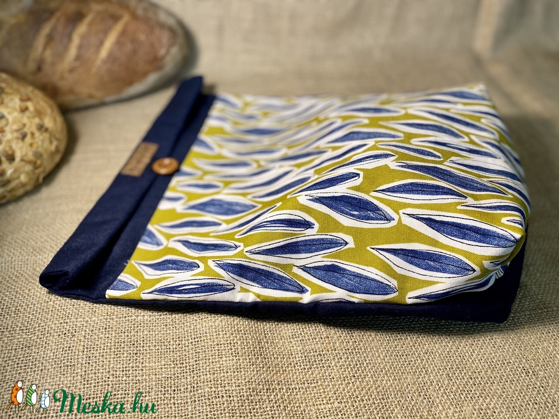 Kenyér, pékárú frissentartó zsák, élelmiszerbarát PUL béléssel (nagy méret) - táska & tok - bevásárlás & shopper táska - kenyeres zsák - Meska.hu