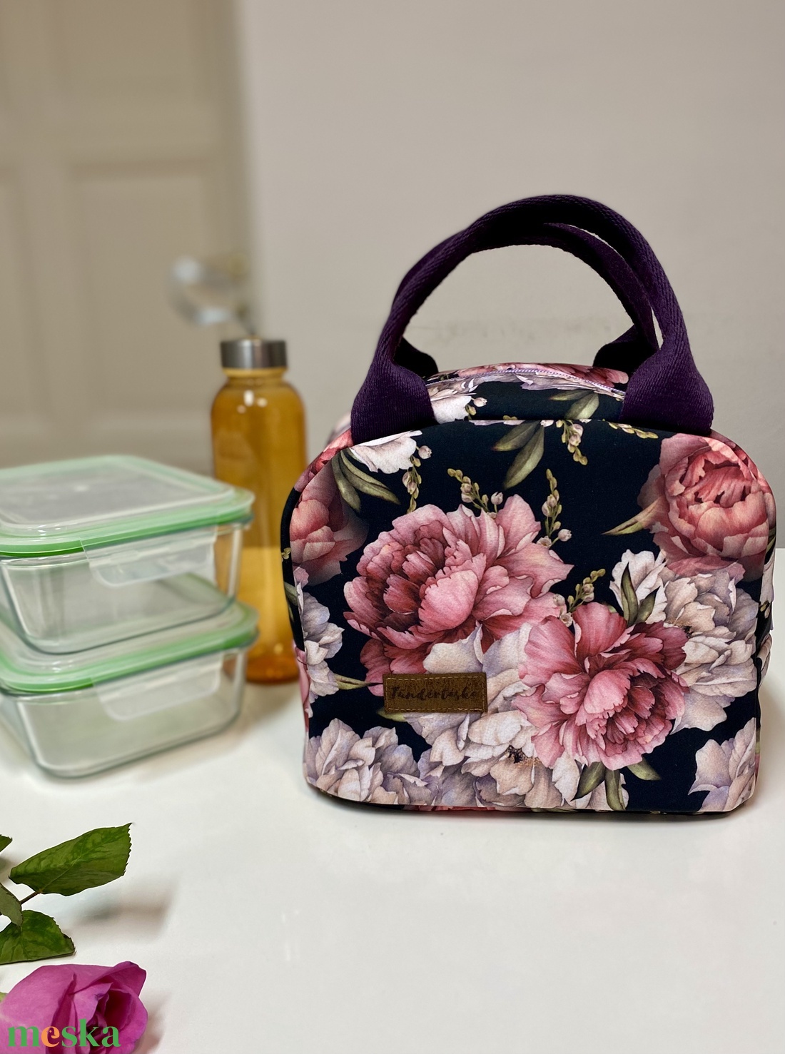 Prémium ételhordó táska (vagy akár neszeszer) - táska & tok - uzsonna- & ebéd tartó - ebéd tasak, doboz - Meska.hu