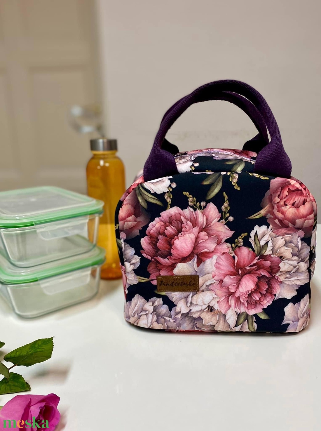 Prémium ételhordó táska (vagy akár neszeszer) - táska & tok - uzsonna- & ebéd tartó - ebéd tasak, doboz - Meska.hu