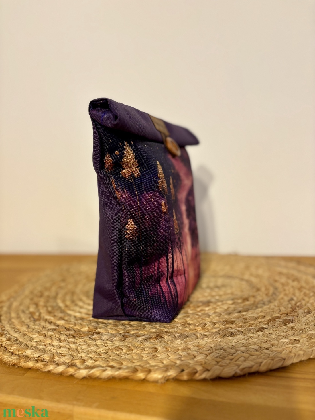 Uzsonnás táska,  PUL béléssel (élelmiszerbarát) - táska & tok - uzsonna- & ebéd tartó - ebéd tasak, doboz - Meska.hu