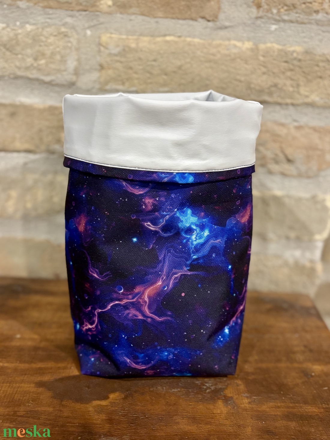 Uzsonnás táska,  PUL béléssel (élelmiszerbarát) - táska & tok - uzsonna- & ebéd tartó - ebéd tasak, doboz - Meska.hu