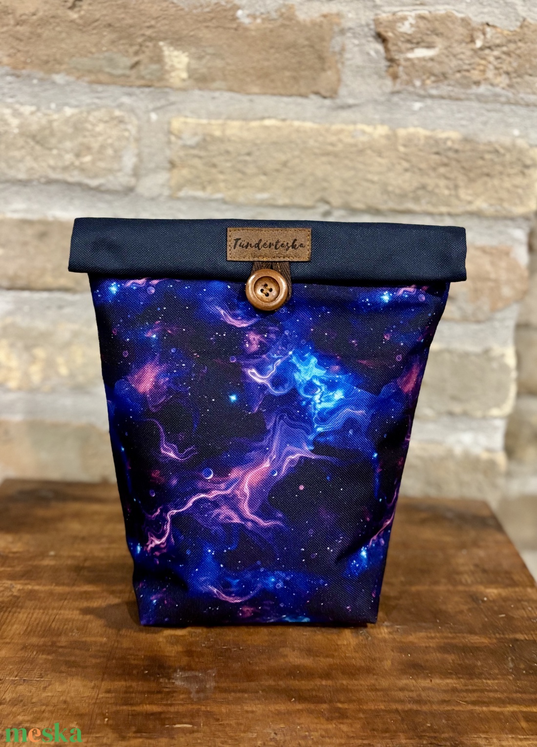 Uzsonnás táska,  PUL béléssel (élelmiszerbarát) - táska & tok - uzsonna- & ebéd tartó - ebéd tasak, doboz - Meska.hu