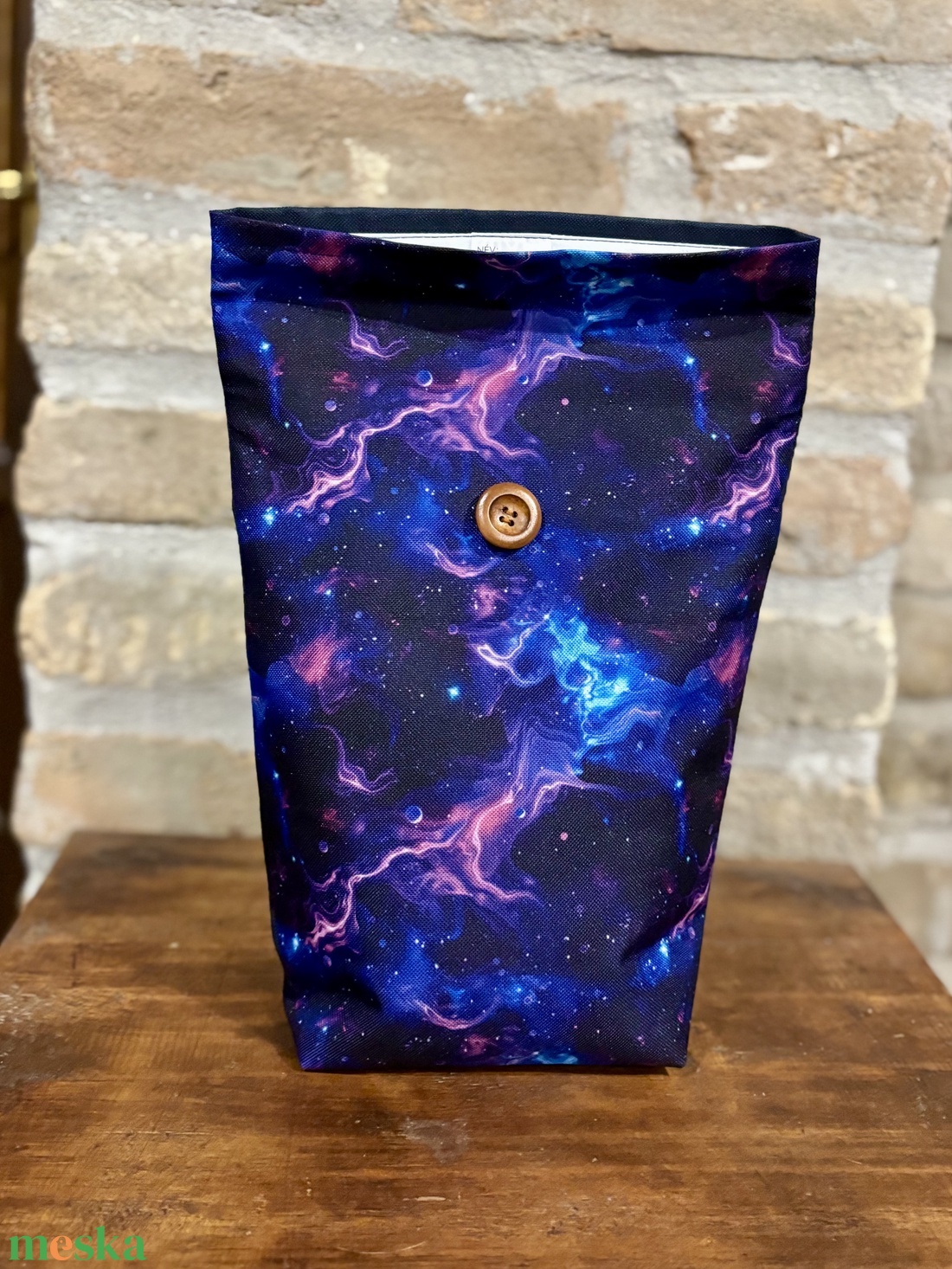 Uzsonnás táska,  PUL béléssel (élelmiszerbarát) - táska & tok - uzsonna- & ebéd tartó - ebéd tasak, doboz - Meska.hu