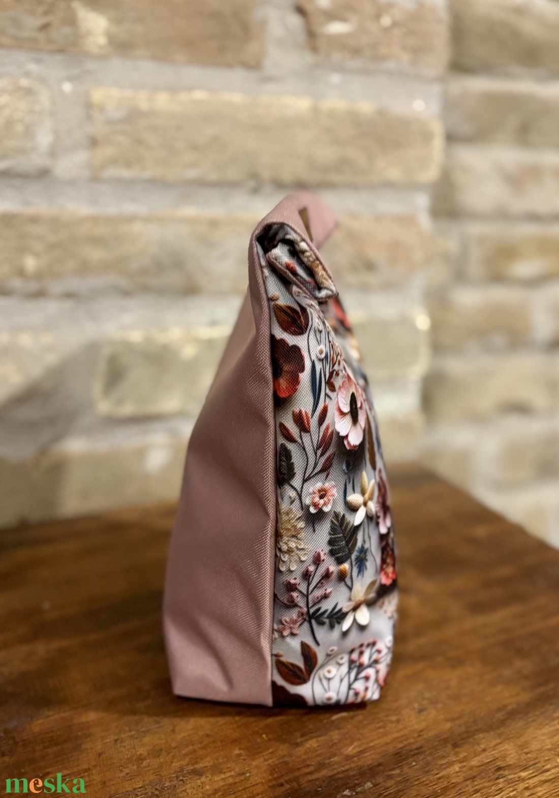 Uzsonnás táska,  PUL béléssel (élelmiszerbarát) - táska & tok - uzsonna- & ebéd tartó - ebéd tasak, doboz - Meska.hu