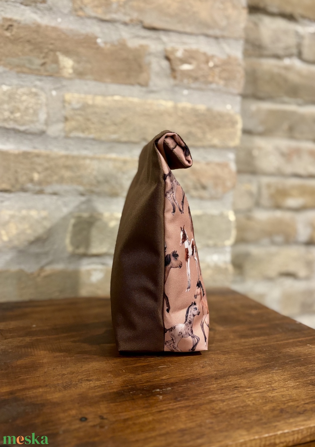 Uzsonnás táska,  PUL béléssel (élelmiszerbarát) - táska & tok - uzsonna- & ebéd tartó - ebéd tasak, doboz - Meska.hu