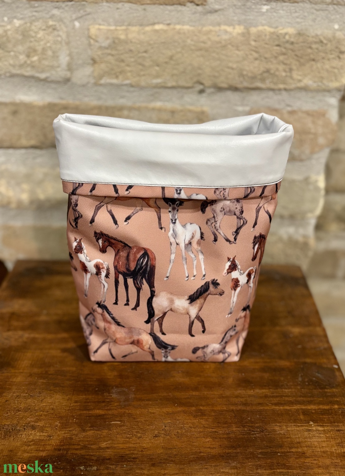 Uzsonnás táska,  PUL béléssel (élelmiszerbarát) - táska & tok - uzsonna- & ebéd tartó - ebéd tasak, doboz - Meska.hu