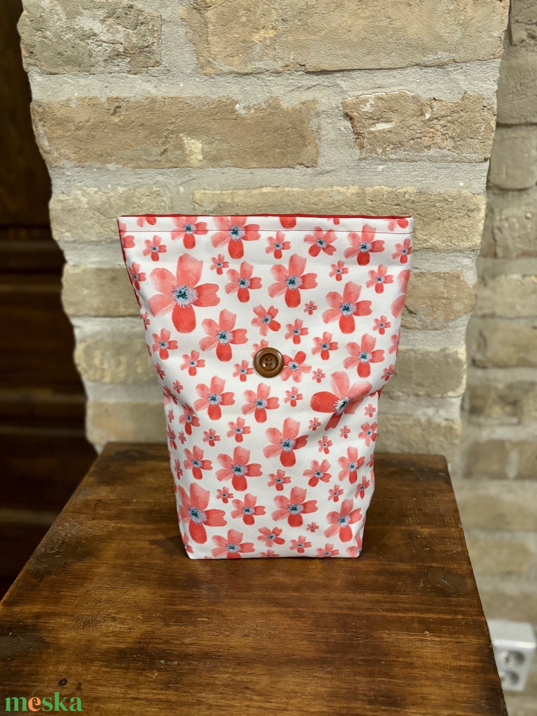 Uzsonnás táska,  PUL béléssel (élelmiszerbarát) - táska & tok - uzsonna- & ebéd tartó - ebéd tasak, doboz - Meska.hu