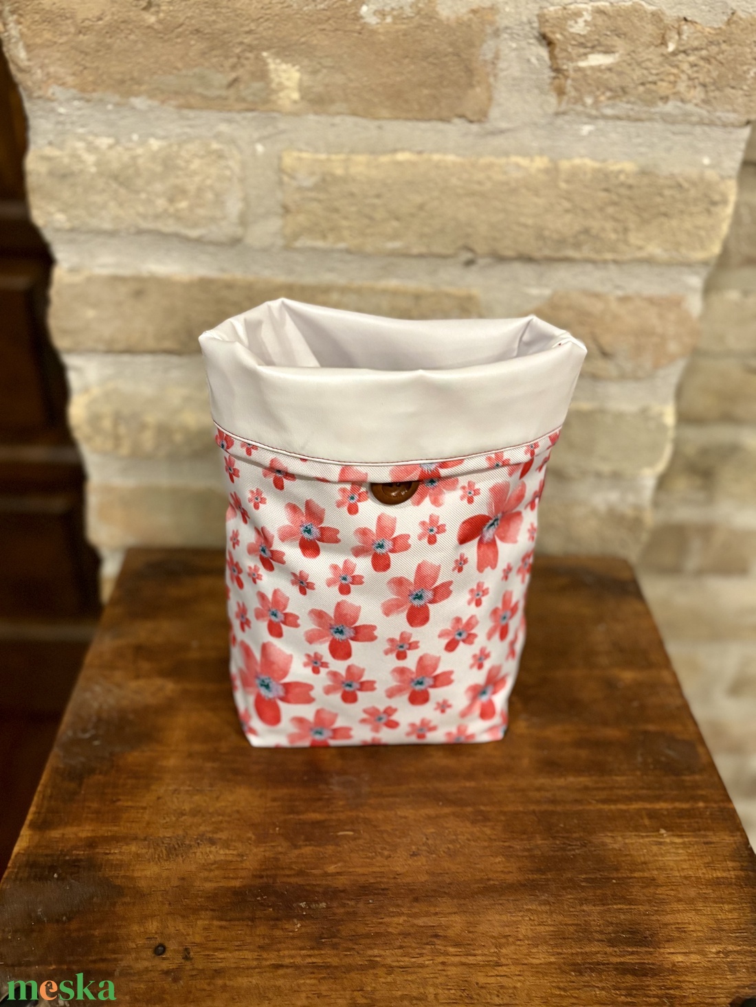 Uzsonnás táska,  PUL béléssel (élelmiszerbarát) - táska & tok - uzsonna- & ebéd tartó - ebéd tasak, doboz - Meska.hu