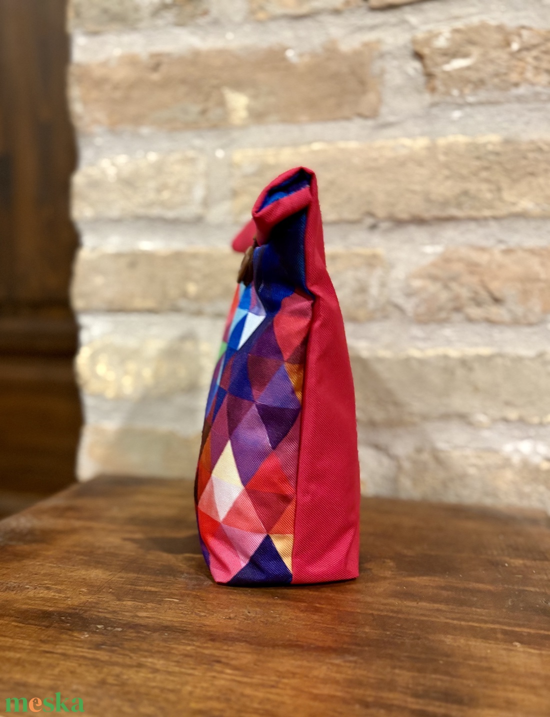 Uzsonnás táska,  PUL béléssel (élelmiszerbarát) - táska & tok - uzsonna- & ebéd tartó - ebéd tasak, doboz - Meska.hu