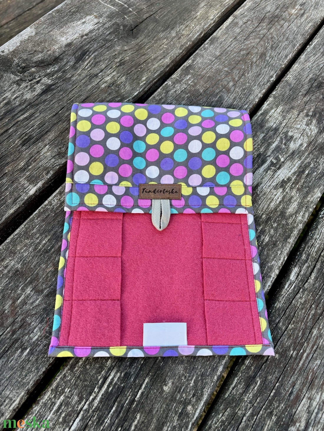 Krétakukac, méhviasz kréta tartó - Waldorf  - otthon & életmód - papír, írószer - tolltartó & ceruzatekercs - Meska.hu