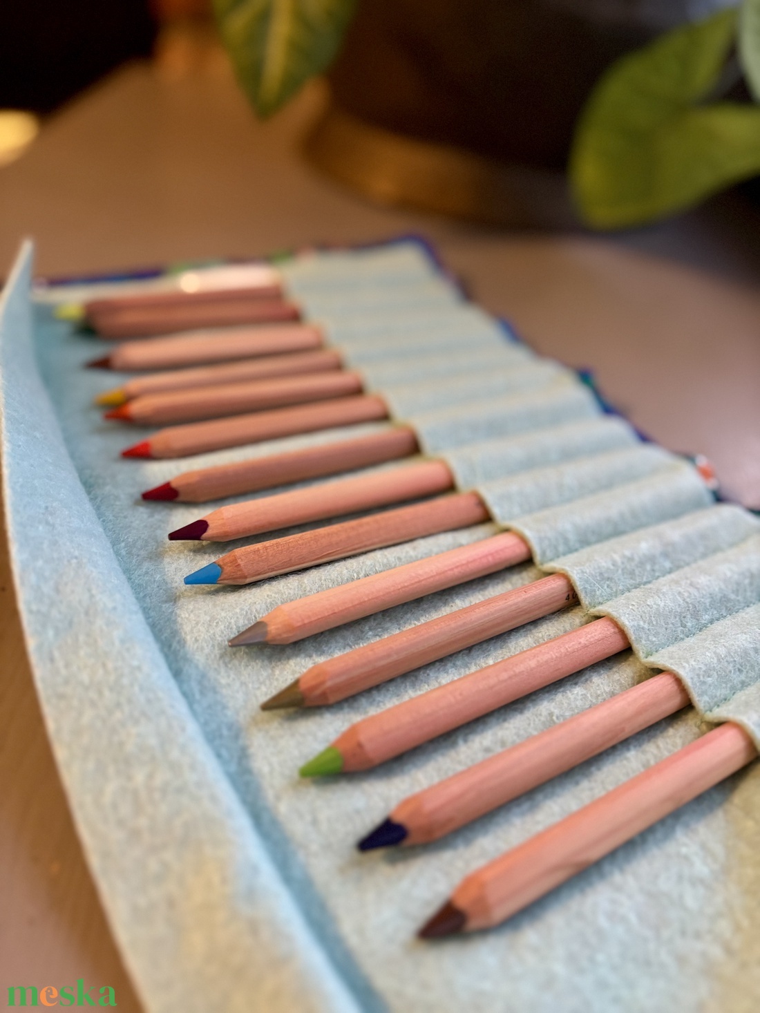 Ceruzakukac, ceruzatartó Waldorf  - otthon & életmód - papír, írószer - tolltartó & ceruzatekercs - Meska.hu