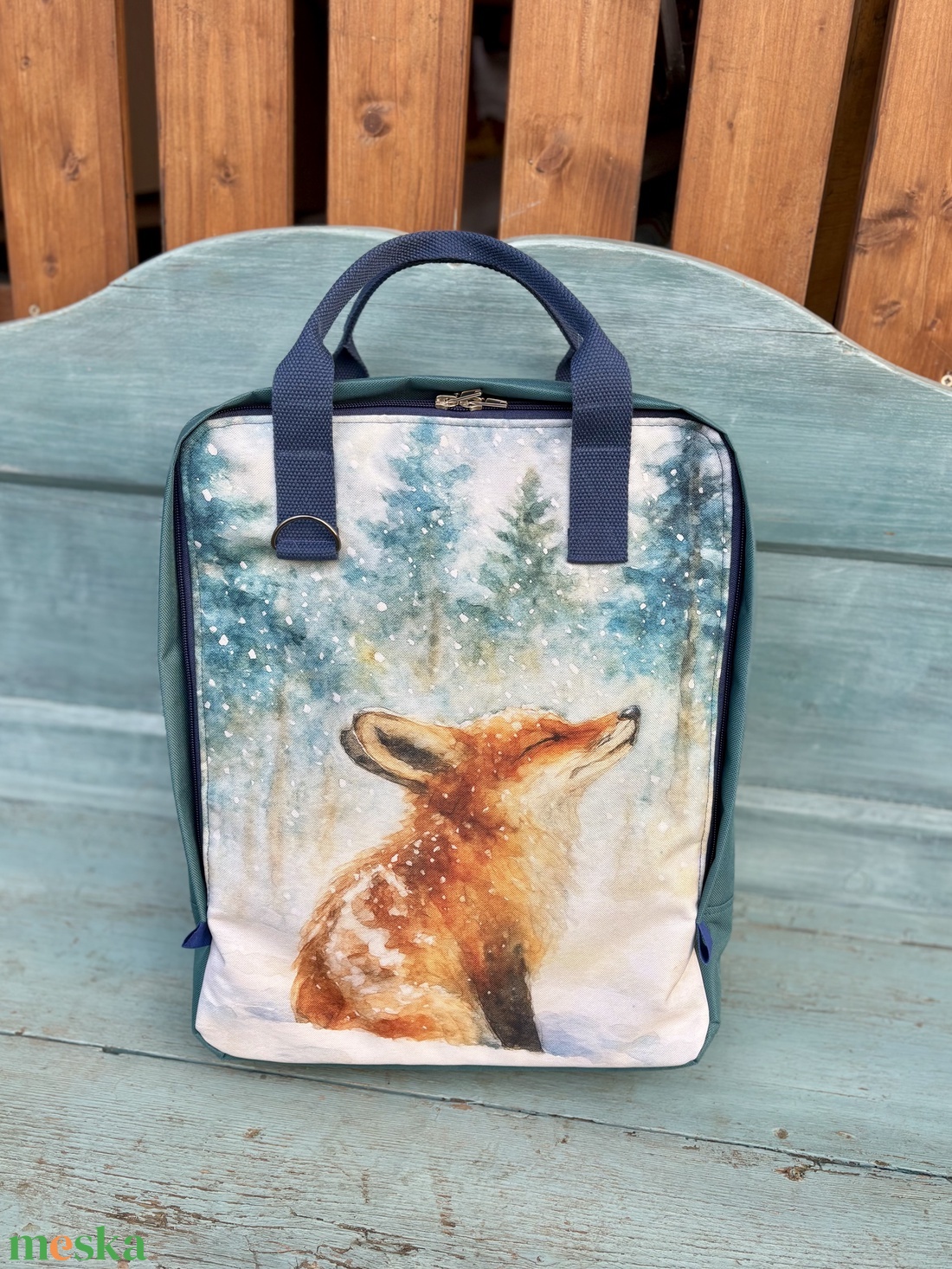 Egyedi hátizsák, Waldorf Iskolatáska - táska & tok - hátizsák - iskolatáska - Meska.hu