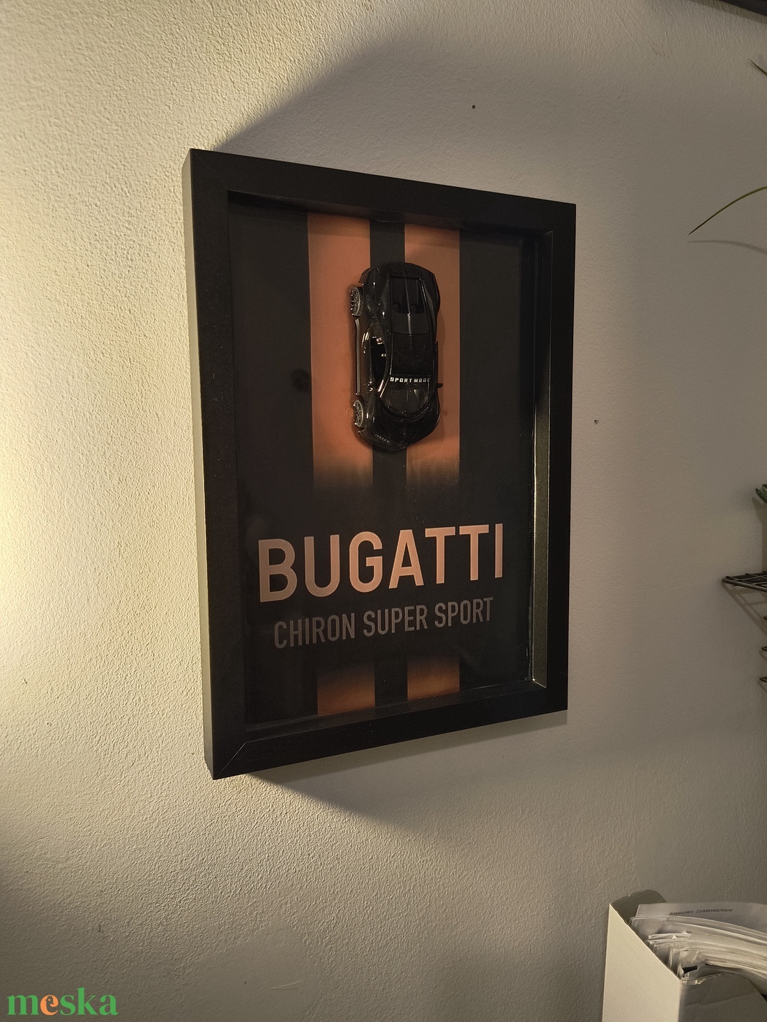 3D Autós falikép Bugatti - otthon & életmód - dekoráció - kép & falikép - 3d képek - Meska.hu