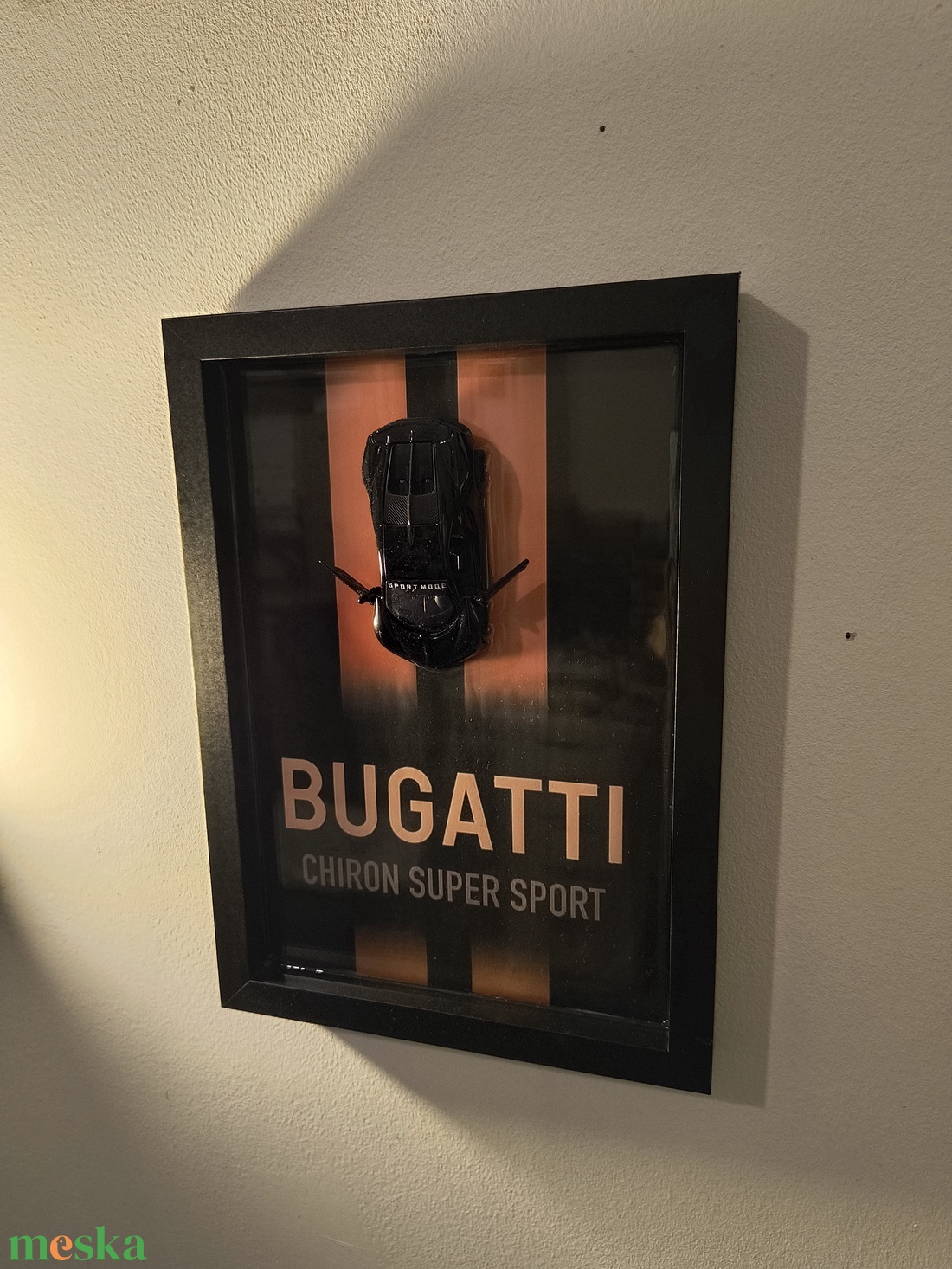 3D Autós falikép Bugatti - otthon & életmód - dekoráció - kép & falikép - 3d képek - Meska.hu