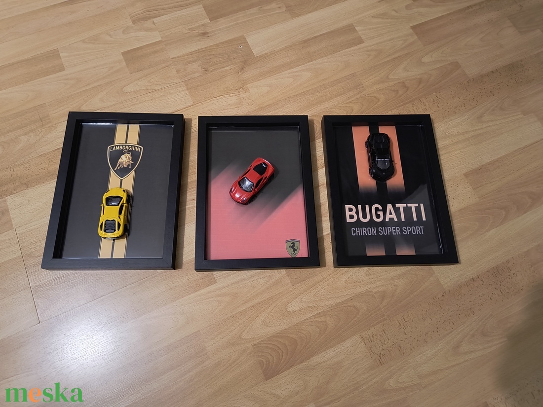 3D Autós falikép Bugatti - otthon & életmód - dekoráció - kép & falikép - 3d képek - Meska.hu