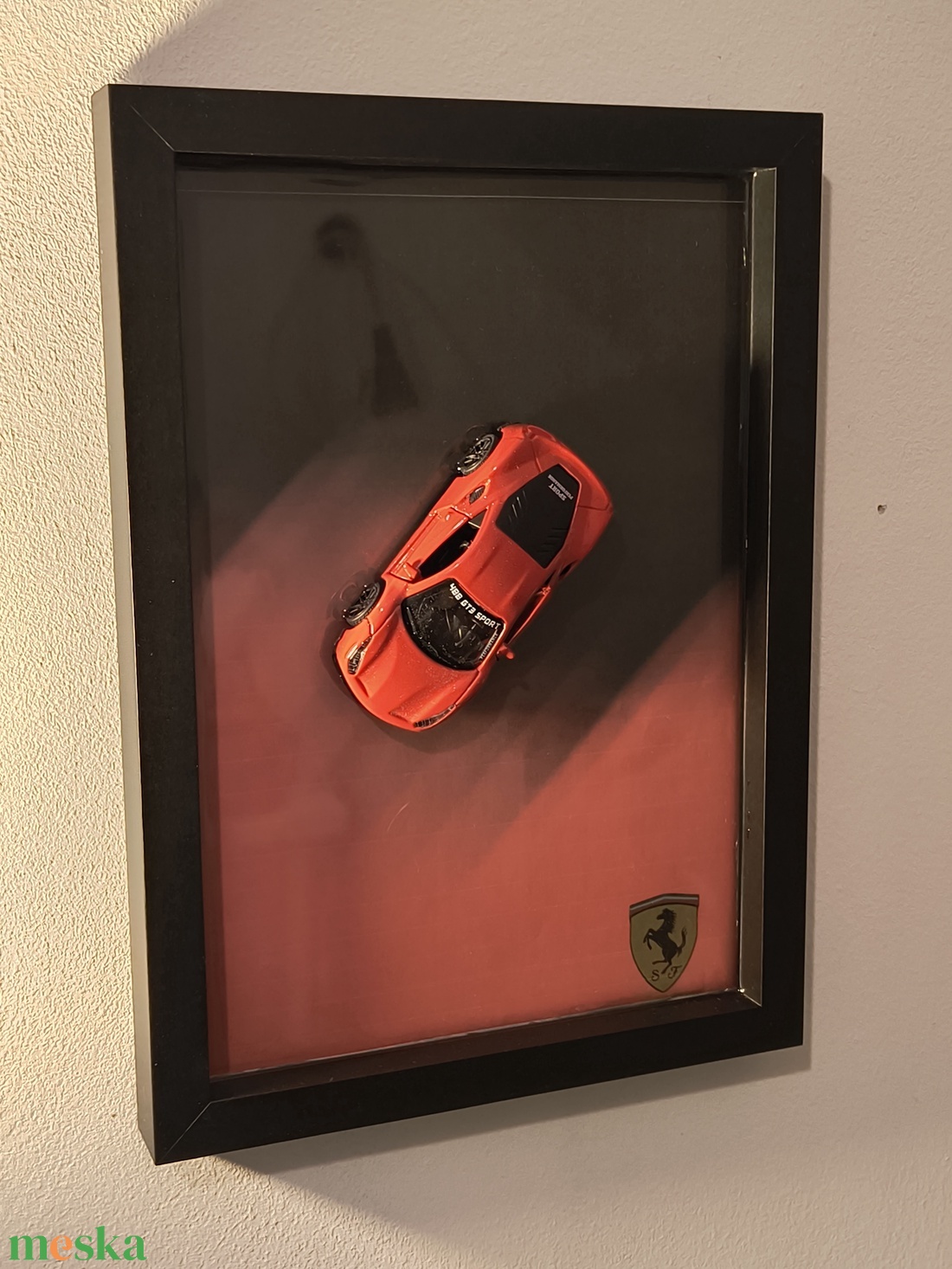 3D Autós falikép Ferrari - otthon & életmód - dekoráció - kép & falikép - 3d képek - Meska.hu