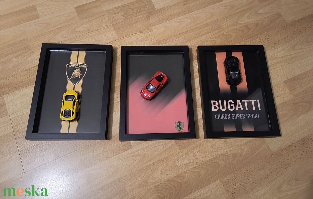 3D Autós falikép Ferrari - otthon & életmód - dekoráció - kép & falikép - 3d képek - Meska.hu