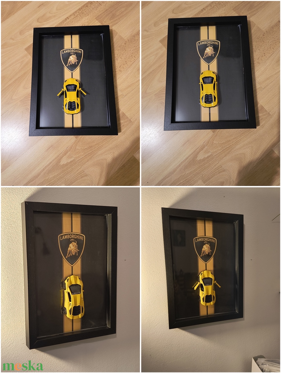3D Autós falikép Lamborghini - otthon & életmód - dekoráció - kép & falikép - 3d képek - Meska.hu