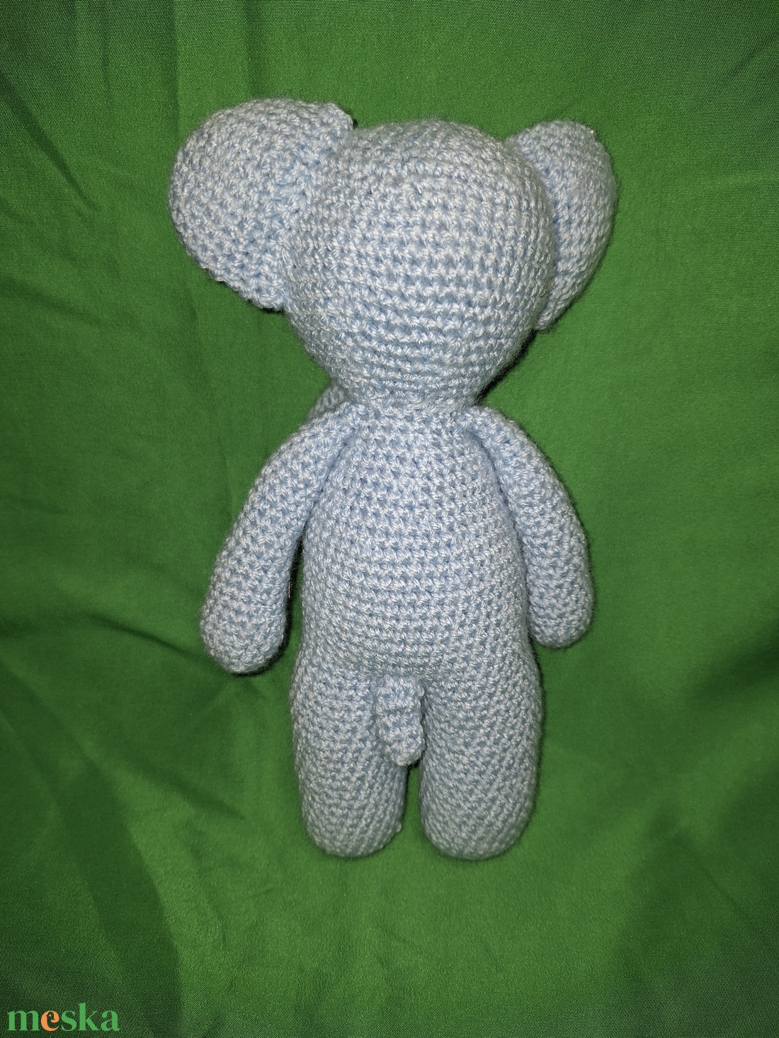 Horgolt elefánt - játék & sport - plüssállat & játékfigura - elefánt - Meska.hu