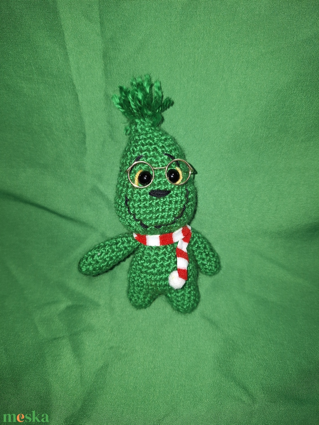 Grinch - karácsony - karácsonyi lakásdekoráció - karácsonyfa szoknya, karácsonyfa alátét - Meska.hu