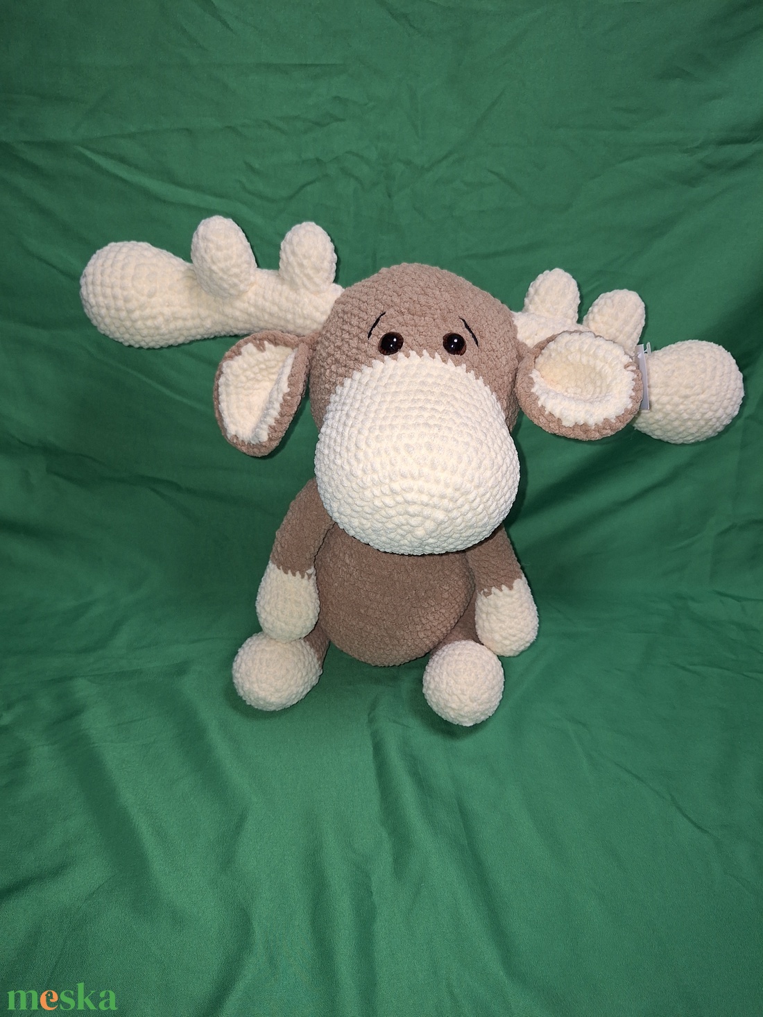 Horgolt szarvas - játék & sport - plüssállat & játékfigura - más figura - Meska.hu