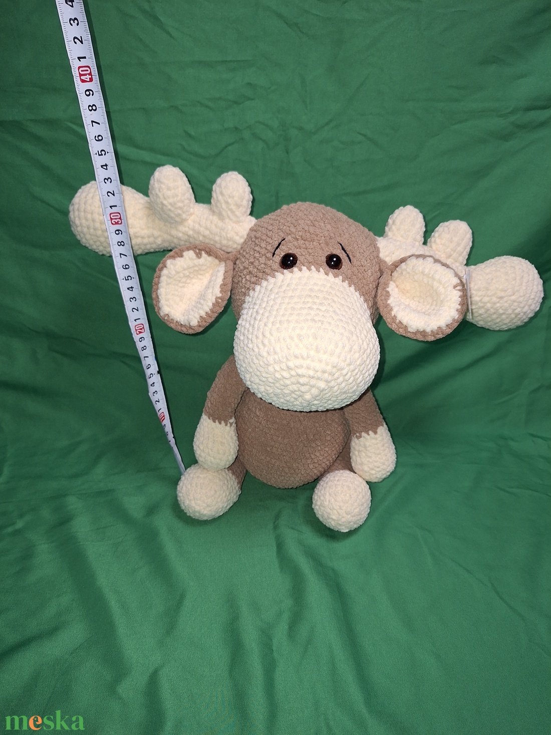 Horgolt szarvas - játék & sport - plüssállat & játékfigura - más figura - Meska.hu