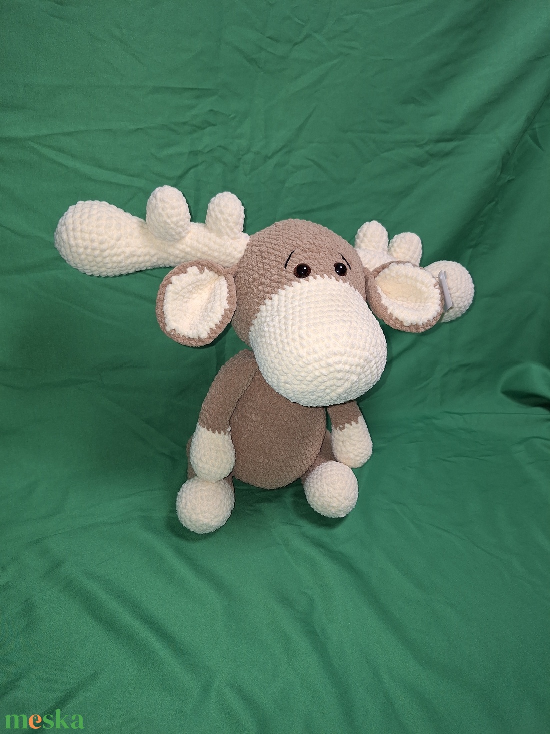 Horgolt szarvas - játék & sport - plüssállat & játékfigura - más figura - Meska.hu