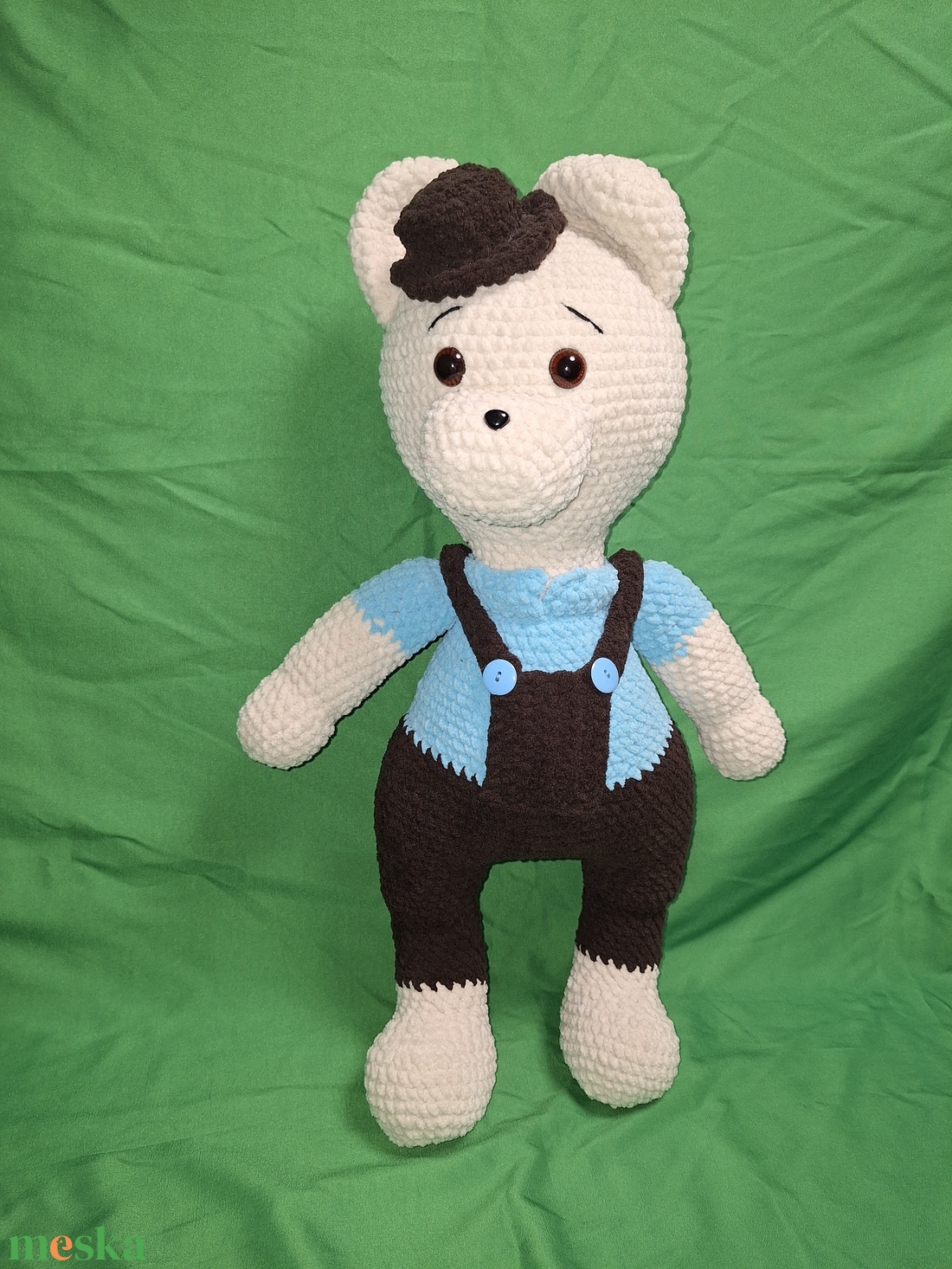 Horgolt maci - játék & sport - plüssállat & játékfigura - maci - Meska.hu