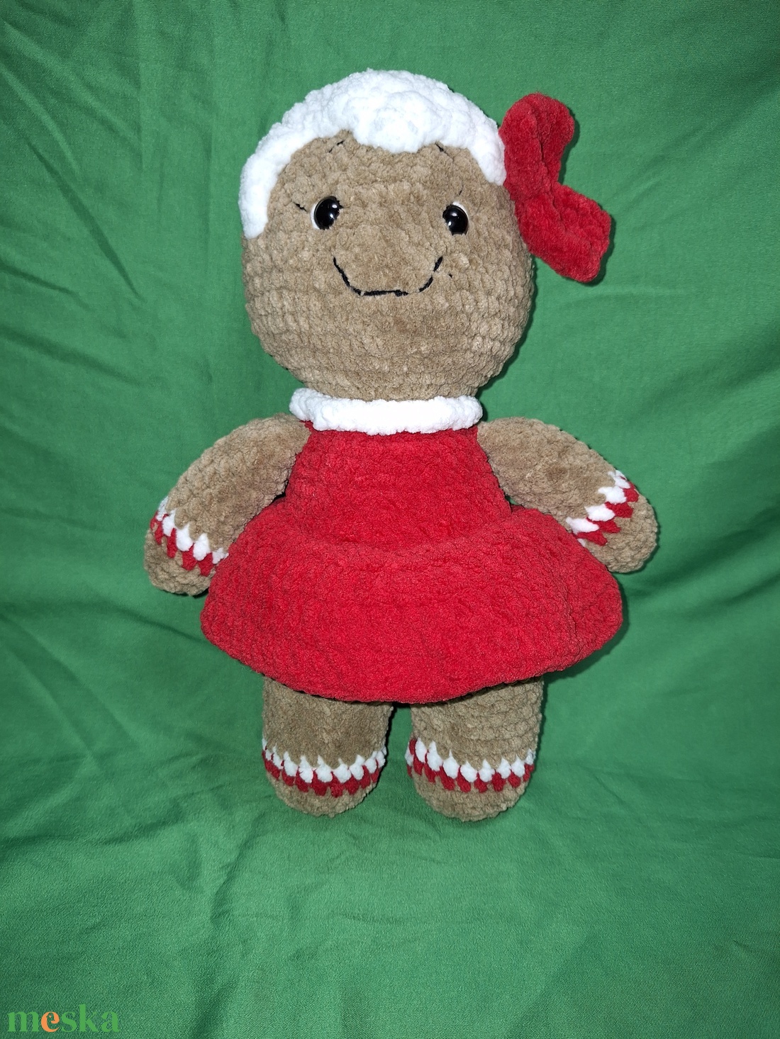 Horgolt mézeskalács lány - játék & sport - plüssállat & játékfigura - más figura - Meska.hu