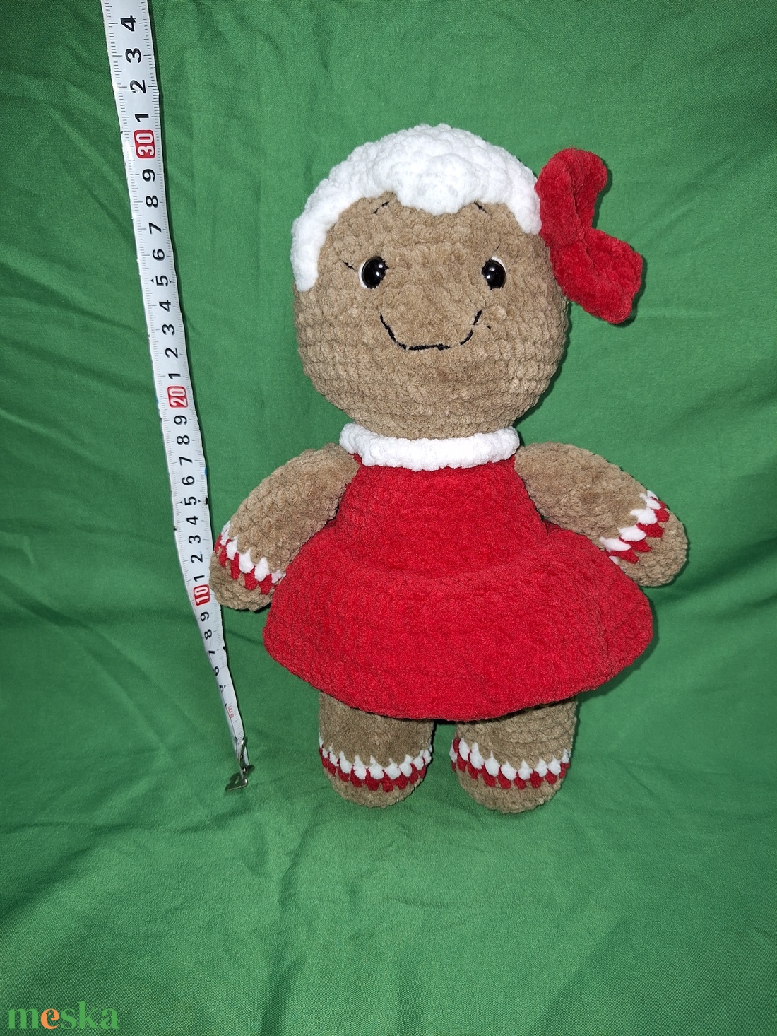 Horgolt mézeskalács lány - játék & sport - plüssállat & játékfigura - más figura - Meska.hu