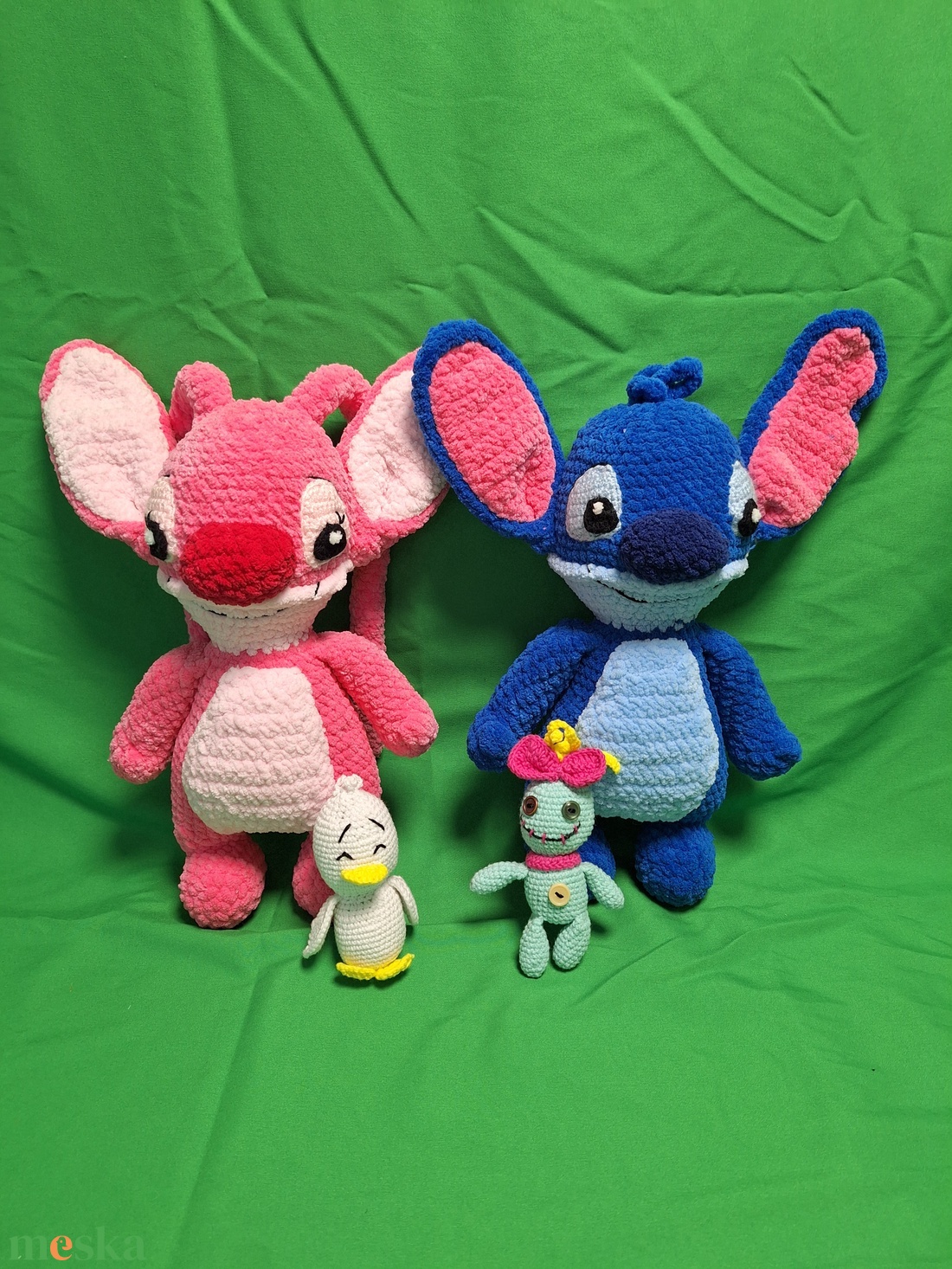 Stich és Angel - játék & sport - plüssállat & játékfigura - más figura - Meska.hu