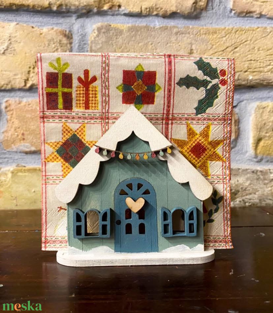 DIY Karácsonyi szalvétatartó  - diy (csináld magad) - egységcsomag - Meska.hu