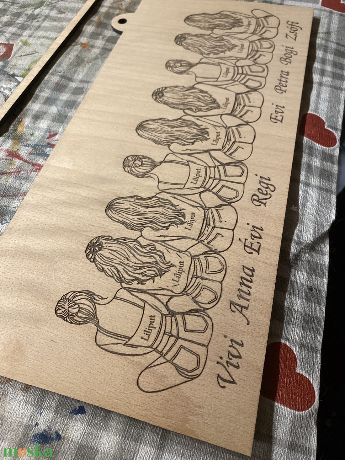 Lánybúcsú ajándék - otthon & életmód - dekoráció - fali és függő dekoráció - térkép - Meska.hu