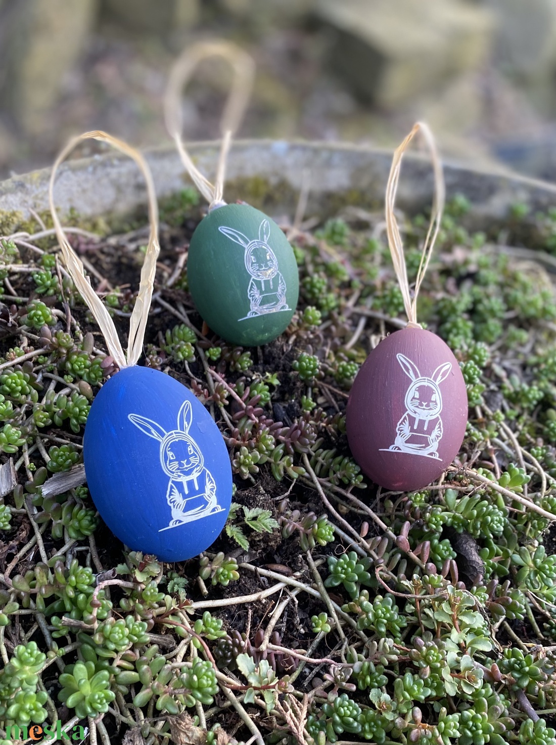 Névre szóló húsvéti tojás - ünnepi díszek, dekorációk - húsvéti díszek és dekorációk - húsvéti tojás, hímestojás - Meska.hu