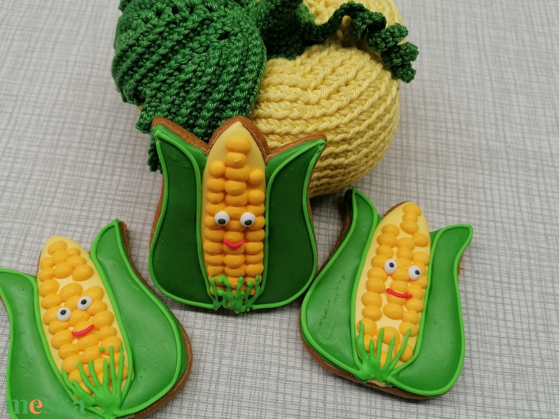 Mézeskalács kukorica cső - élelmiszer - édesség - Meska.hu