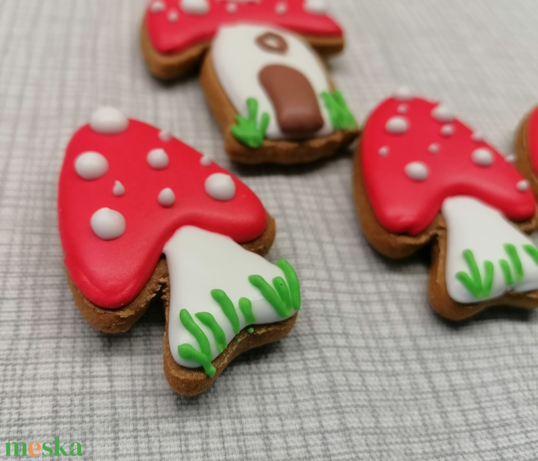 Mézeskalács gombák - élelmiszer - édesség - Meska.hu