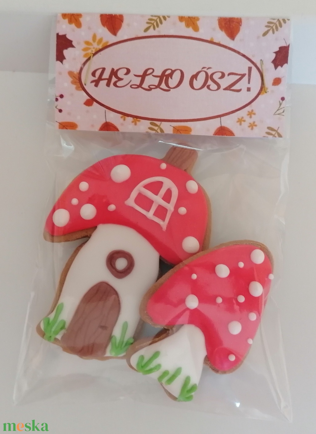 Mézeskalács gombák - élelmiszer - édesség - Meska.hu