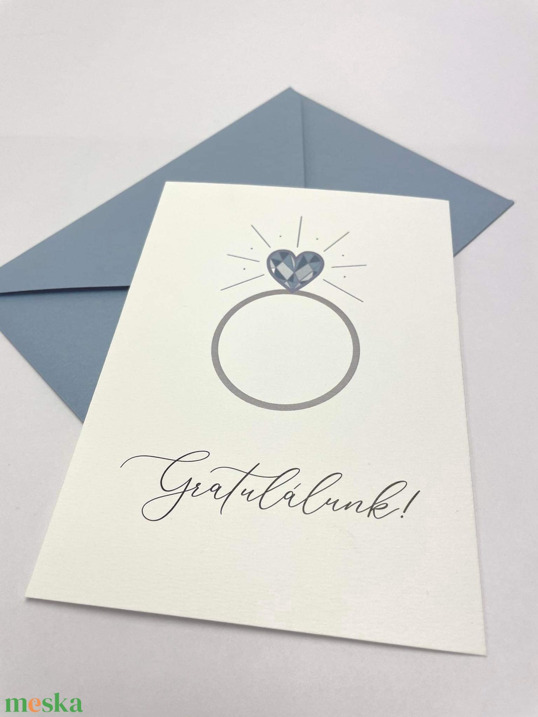 Gratulációs képeslap esküvőre - esküvő - emlék & ajándék - nászajándék - Meska.hu
