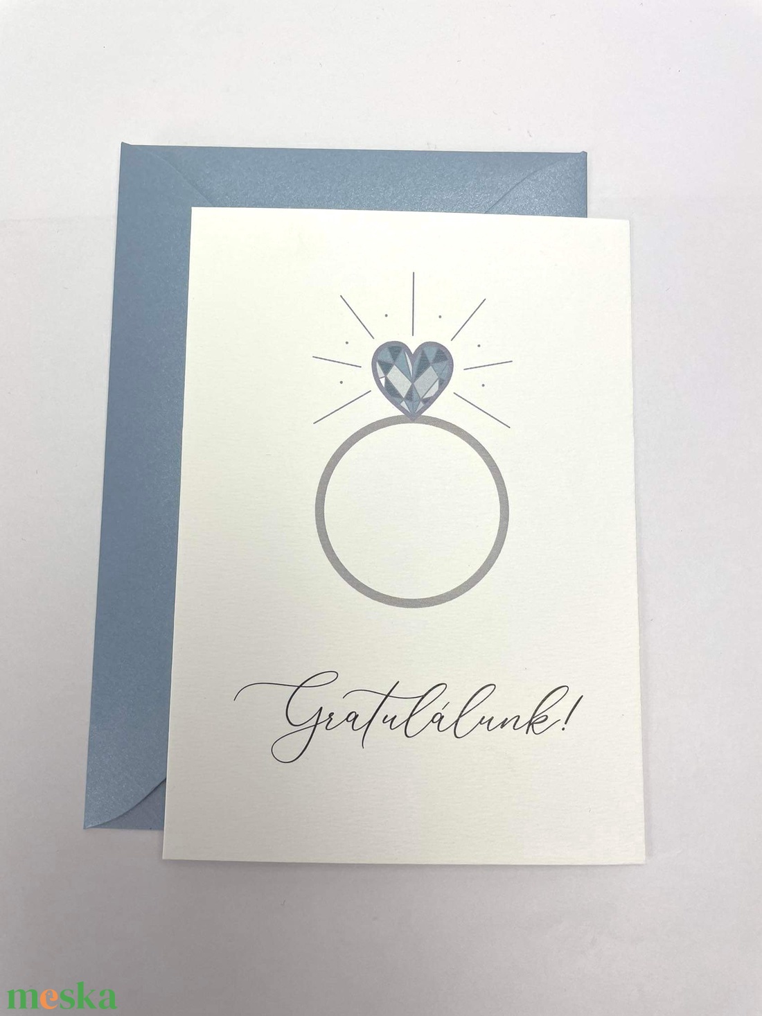 Gratulációs képeslap esküvőre - esküvő - emlék & ajándék - nászajándék - Meska.hu