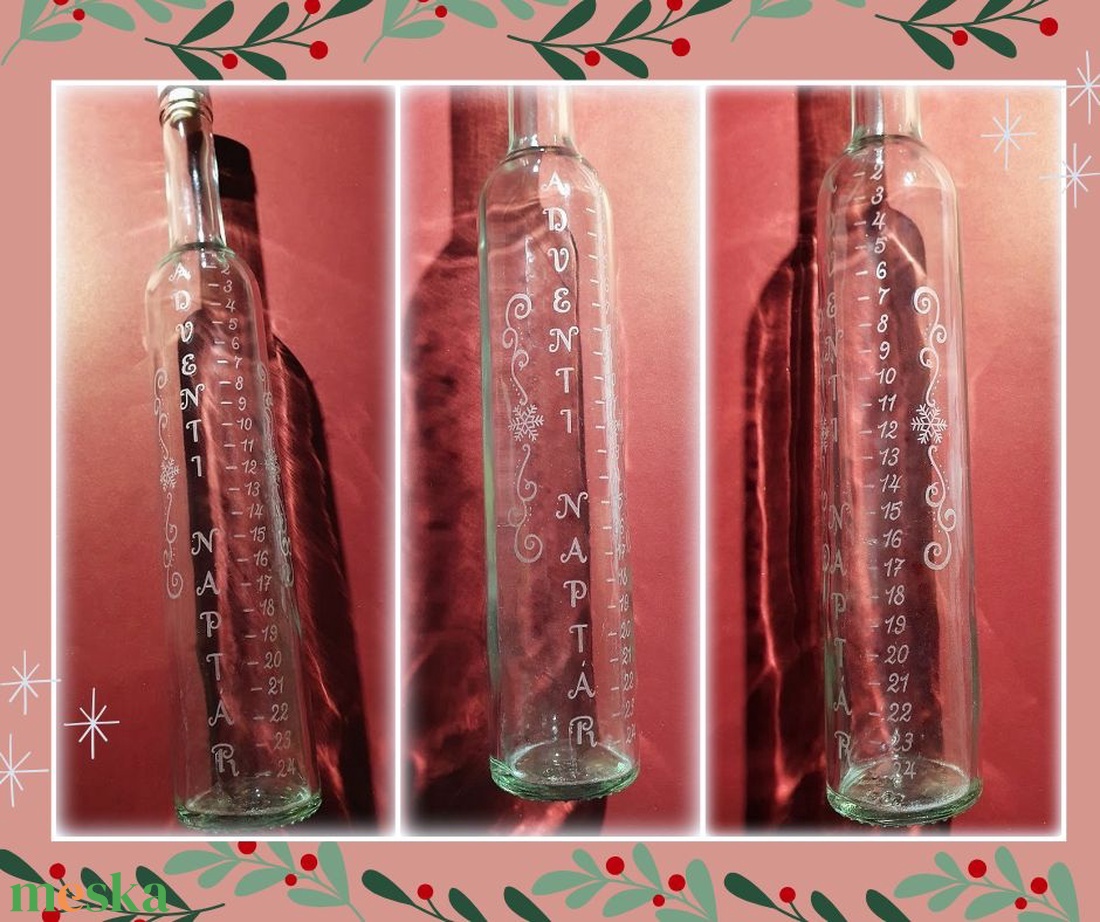 Adventi naptár 0,5 literes - hópihés - karácsony - adventi díszek - adventi naptár - Meska.hu Adventi naptár 0,5 literes - hópihés - karácsony - adventi díszek - adventi naptár - Meska.hu