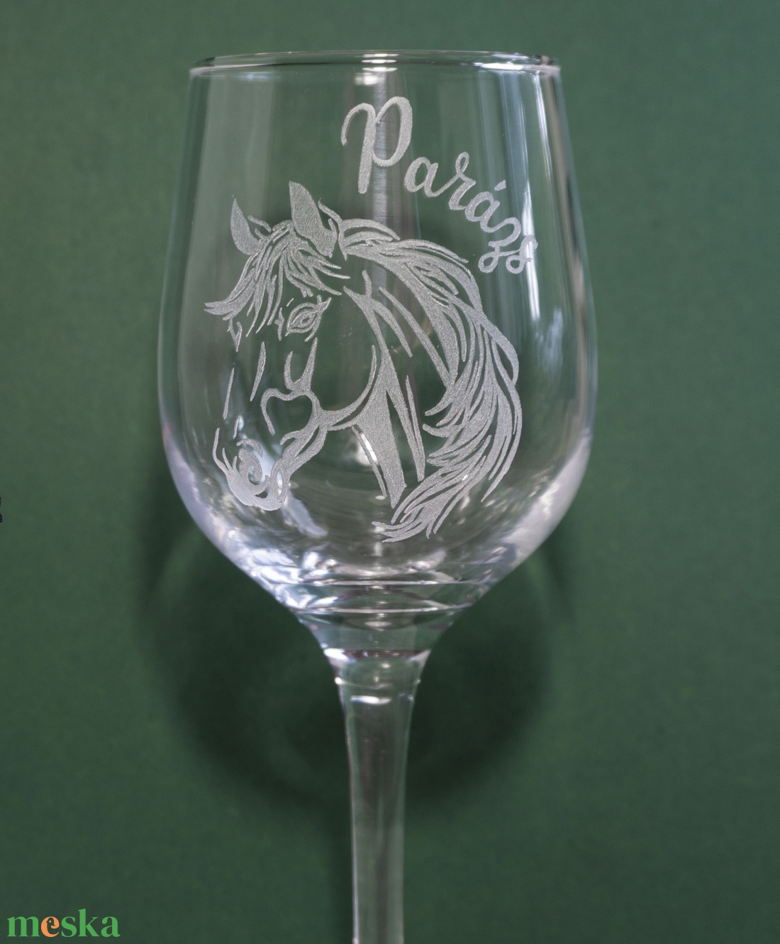 Lovas - boros pohár szett - esküvő - meghívó & kártya - tanú felkérő - Meska.hu