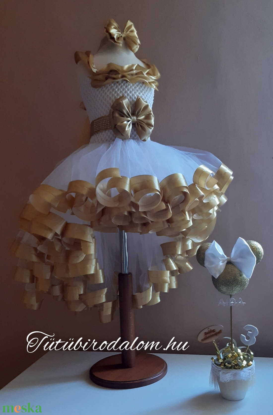 Aszimmetrikus tütü ruha - ruha & divat - babaruha & gyerekruha - ruha - Meska.hu