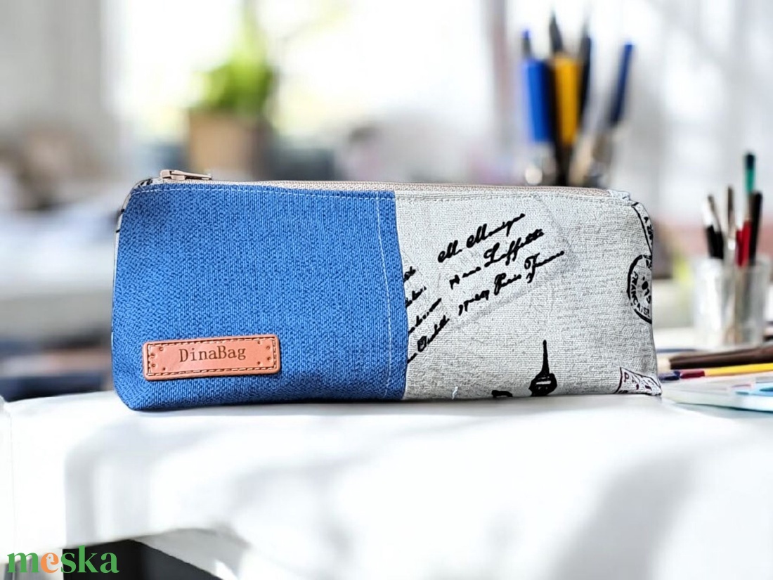 Tolltartó - otthon & életmód - papír, írószer - tolltartó & ceruzatekercs - Meska.hu