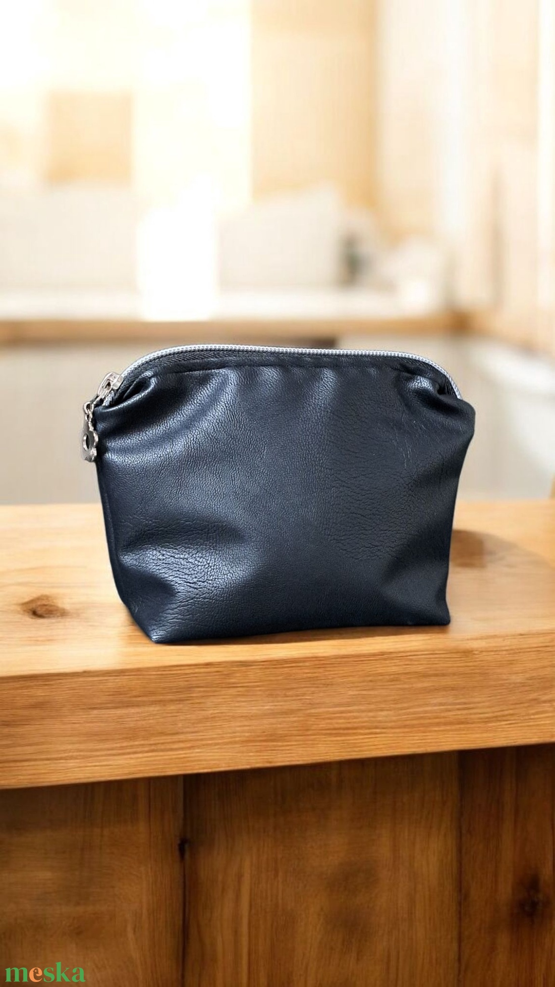 Fekete műbőr neszeszer - táska & tok - neszesszer - Meska.hu